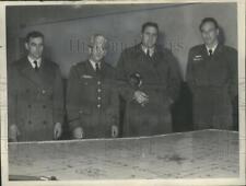 1952 Press Photo Lt Col Sigurd Grondahl & other officers introduce McChord AFB picture