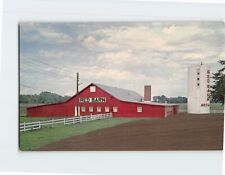 Postcard Red Barn Restaurant Historical Old Fort Scott Kansas USA picture