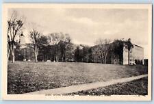 c1920's Iowa State Hospital Building Road Trees Mount Pleasant Iowa IA Postcard picture