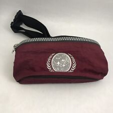 Star Trek The Experience United Federation Of Planets Fanny Pack Maroon Belt Bag picture