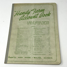 1960 John Deere The Handy Farm Account Book Record Keeping Expenses budget Sales picture