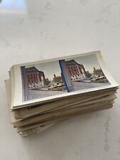 Large Lot Of Vintage Antique Stereoview Cards 1920s 100+ Images picture
