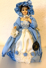 Vintage Collectible Brinn's Porcelain Musical Box Dancing Doll Figurine 1988-NWT picture