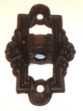 Antique Victorian Cast Iron Wall Mount Oil Lamp Swing Arm Holder Bracket B6 picture