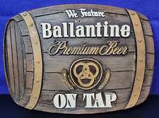 Ballantine Premium Beet On Tap Beer Sign Vintage Pub Sign picture