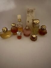 Vintage Perfume Lot Of 11 Various Sizes Various Scents Full Or 3/4 Full Fragrant picture