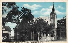 Cumberland Presbyterian Church Lawrenceburg Tennessee TN c1920 Postcard picture