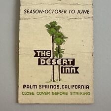 Vintage 1950s The Desert Inn Palm Springs CA Midcentury Matchbook Cover picture