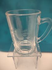 Princess House heritage crystal shot glass with handle mini 3” Kid Cup glass mug picture