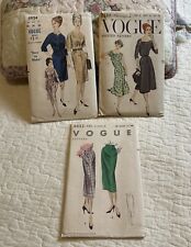 Vintage Vogue Patterns 9389, 8052, 5924 Skirt And Dresses Size 16  picture
