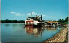 c1960s Mississippi River Paddlewheel Steamboat Postcard 