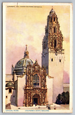 California State Building Antique Postcard c.1914 / Panama-California Exposition picture