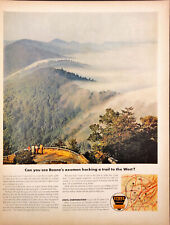 1962 Ethyl Chemicals Print Ad Cumberland Gap Daniel Boone picture