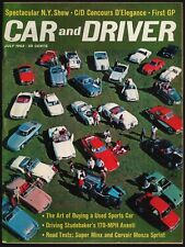JULY 1962 CAR AND DRIVER, STUDEBAKER AVANTI, SUPER MINX, CORVAIR MONZA SPRINT picture