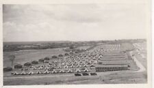 Real Photo Postcard - Military - Tents/Building/Trucks picture