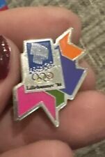 Vintage Lillehammer Norway '94 Kodak Winter Olympics Collectible Colorful Pin picture