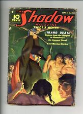 Shadow Pulp Sep 15 1936 Vol. 19 #2 VG picture