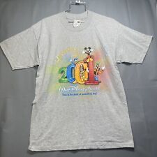 Vintage Disney World Shirt Adult Medium 2000s Graphic Print With Tags Y2K picture