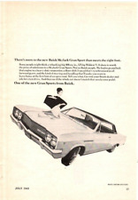 1965 Print Ad Buick Skylark Gran Sport 400 cu in 325 hp Wildcat V-8 Heavy Duty picture