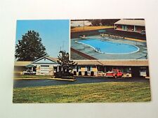 Sunset Plaza Motel Northfield Ohio vintage postcard swimming pool picture