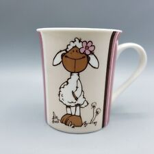 Nici GmbH Germany Porcelain Coffee Mug Sheep Purple Stripes Lamb Tea Cup German picture