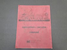 Vintage 1987 Gondomania Arcade Operation & Service Manual picture
