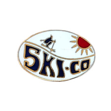 Vintage SKI CO Colorado Lapel Hat Pin Skiing   picture