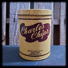 Vintage Charles Chips Tin ~ Collectors Limited Edition 5