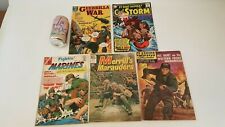 5 VINTAGE WAR COMIC BOOKS 1962 64 66 ALL QUIET WESTERN FRONT FIGHTIN MARINES + picture