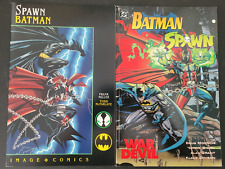 SPAWN BATMAN / BATMAN SPAWN WAR DEVIL SET OF 2 GRAPHIC NOVELS 1994 McFARLANE picture