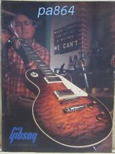 1981 GIBSON LES PAUL full page color print ad - factory tech & Flame Top picture