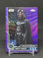 2023 Topps Chrome Star Wars Darth Vader Purple Wave Refractor SP picture