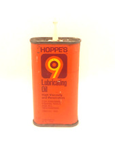 Vintage HOPPE'S High Viscosity Penetration Lubricating 3 oz Gun Oil Tin - Empty picture