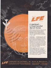 1961 LFE Ground Control Approach Systems Print Ad USAF Radar Scope picture