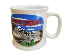 Mount Rushmore Adult Humor Hidden Assets Coffee Mug 16oz Somewhere Behind Vtg picture