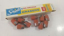 Vintage No-Smudge Scripto Erasers in Original Box picture