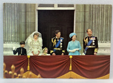 Postcard Marriage of TRH Prince & Princess of Wales Balcony Scene Buckingham E80 picture