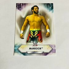 2021 Topps WWE Base Card #118 Mansoor picture