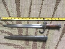 Vintage Antique Bayonet With Scabbard Combat Fighting Knife picture