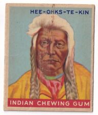 1947 Goudey Indian Gum #67 Hee-Ohks-Te-Kin picture