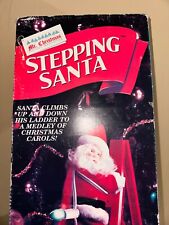 1994 VTG MR CHRISTMAS Stepping Santa Ladder Climbing AUTOMATED MUSICAL LIGHTS picture
