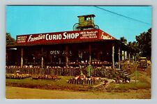 Ozark Acres AR-Arkansas, Frontier Curio Shop, Tourist Shop, Vintage Postcard picture