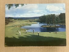 Postcard Scotland Perthshire Queen's Golf Course Gleneagles Hotel Vintage UK PC picture