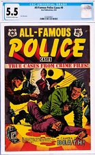 All-Famous Police Cases 9 CGC 5.5 RUNNER-UP L.B. Cole 1953 Star Camera of Death picture