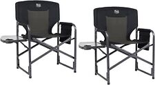 Lightweight Oversized Camping Chair, Support 400lbs Black 2 Pack picture