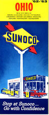 1962-63 Ohio Road Map from Sun Oil Company (Sunoco) picture