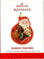Hallmark Ornament Seasons Treating Santa Plate with Holiday Treats 2013 Keepsake picture