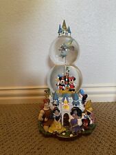 Disney World Character Parade Two Tiered Snow Globe picture