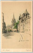 Postcard - The High - Oxford, England picture