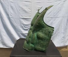 ANCIENT ROMAN BRONZE LUXURIOUS GLADIATOR'S CHEST BODY ARMOUR 1-2 ct AD Lion Head picture